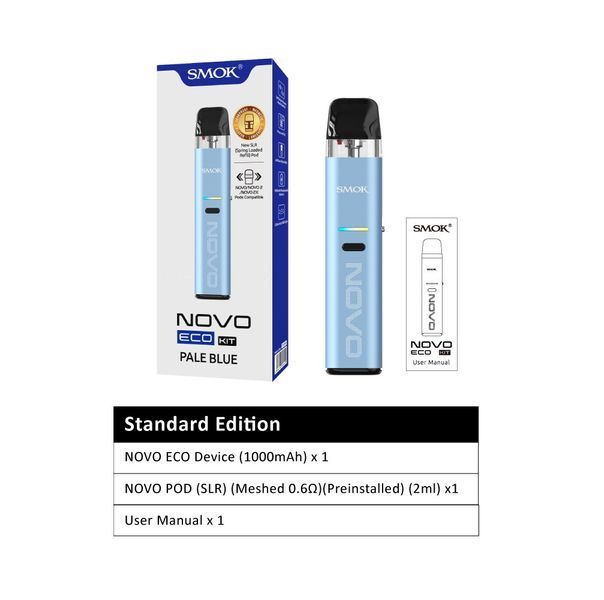 SMOK NOVO ECO KIT (Pale Blue) 6936760858275 фото