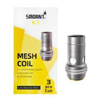 Змінний випарник SMOANT Pasito K1 Mesh Coil 0.3 Ом 9781 фото